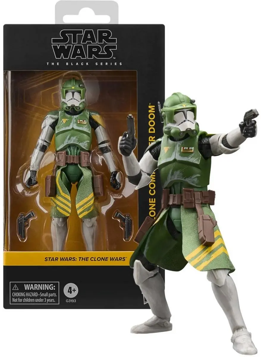 Hasbro Star Wars Clone Commander Doom The Black Series 15cm