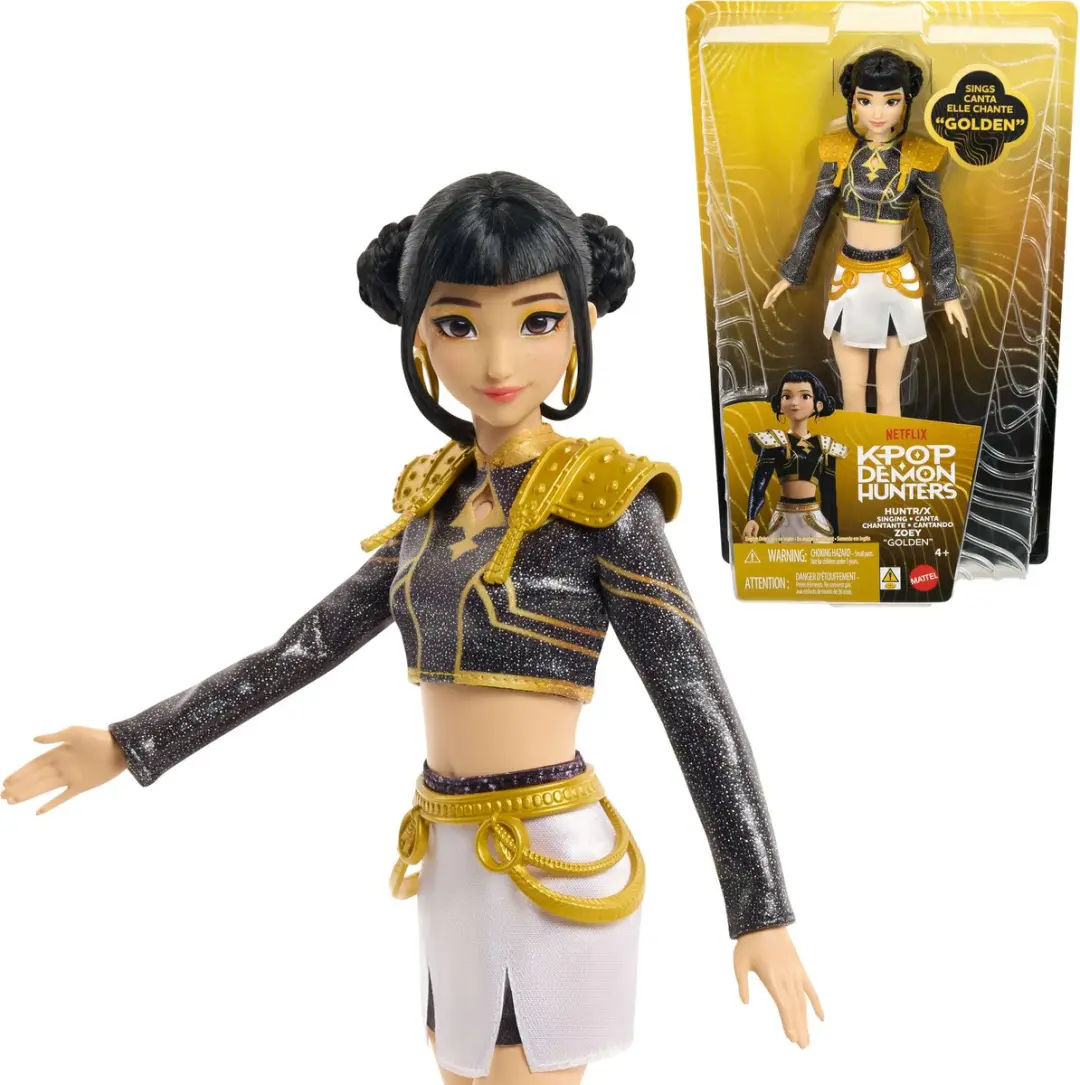 Mattel KPop Demon Hunters Zoey 'Golden' Zingende Pop