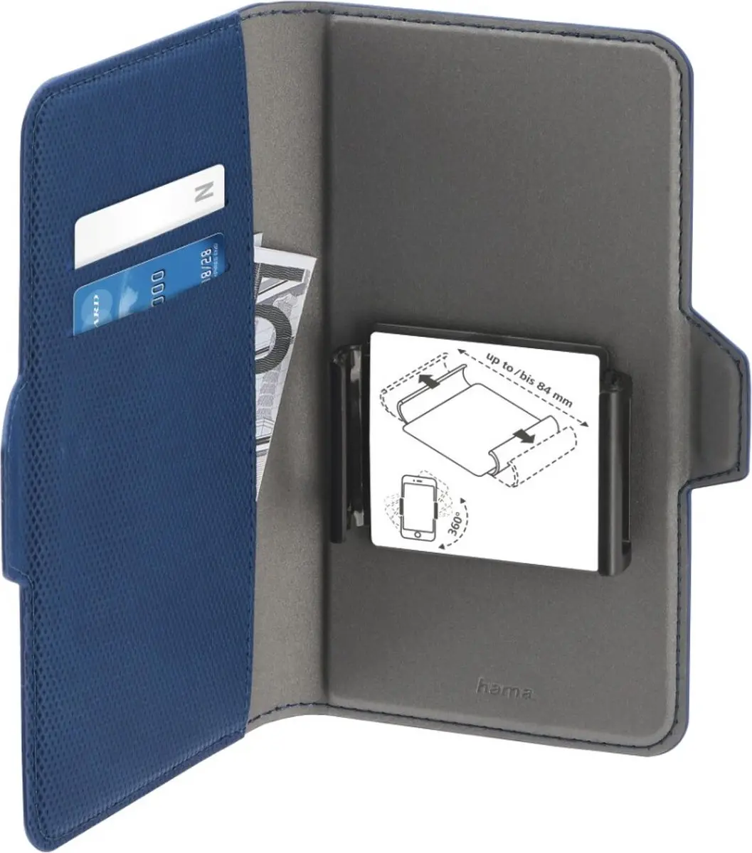 Hama Booklet Smart Move Rainbow 00188523 - 3 Vakken - Donkerblauw