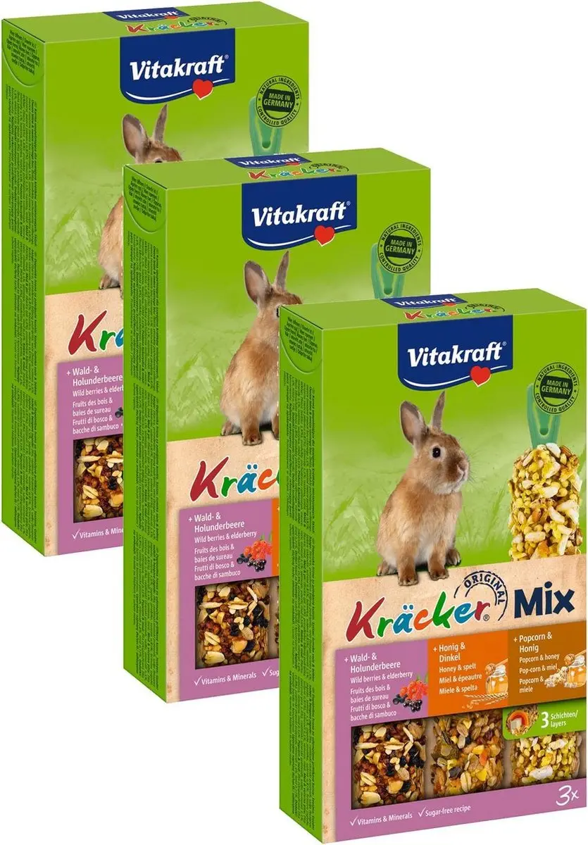Vitakraft Konijn Kracker 3in1