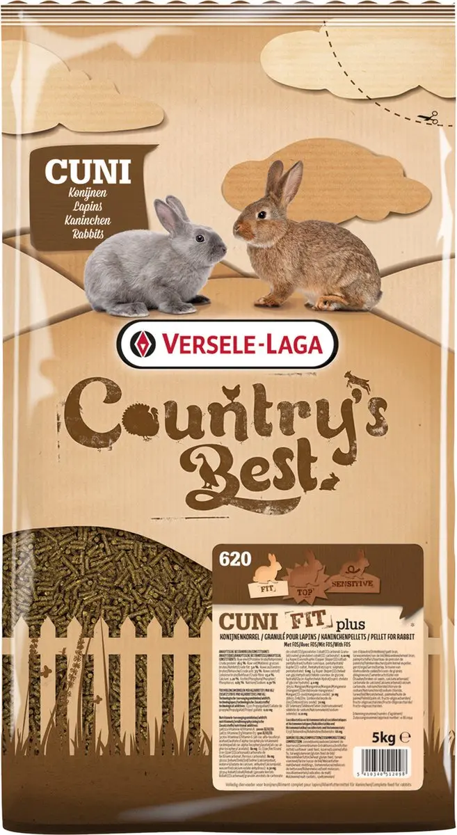 Versele-Laga Cuni Fit Plus Konijnenvoer 5kg