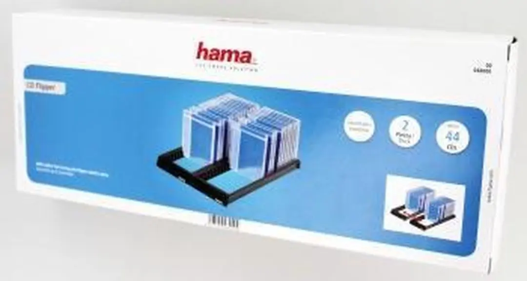 Hama Cd Flipper 00048000 - 25 Vakken - Zwart