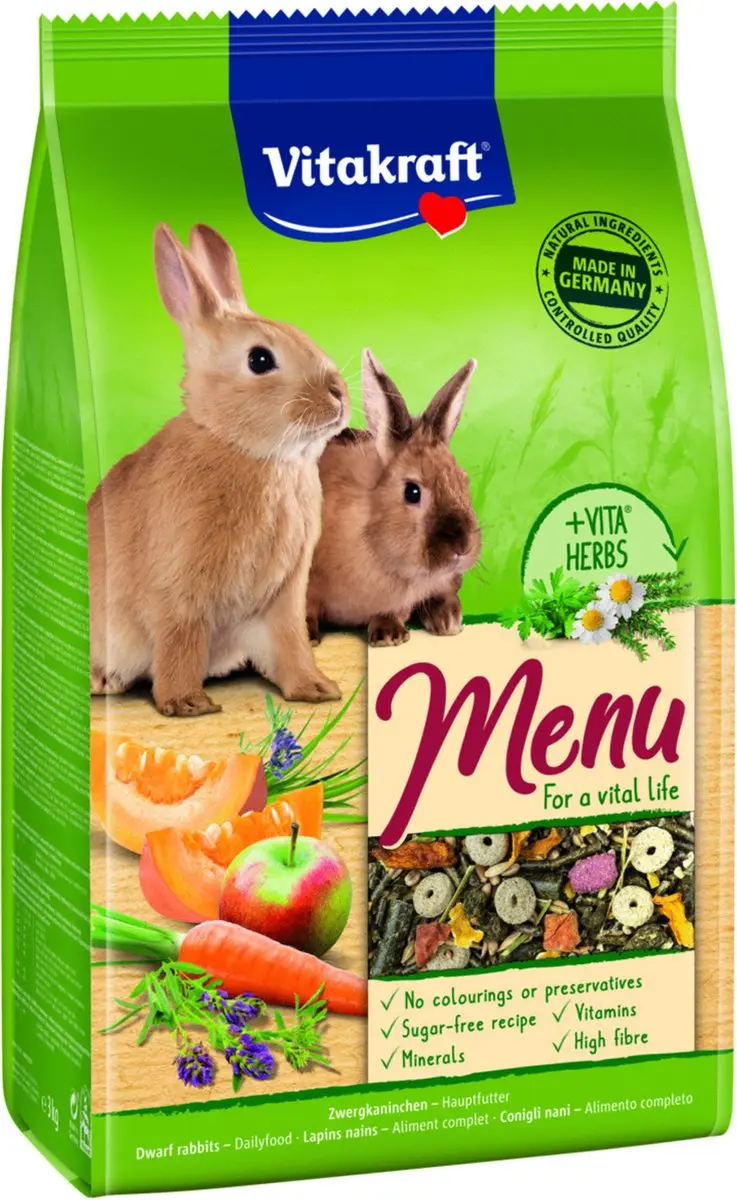 Vitakraft Menu Vital Konijnenvoer Compleet 3kg