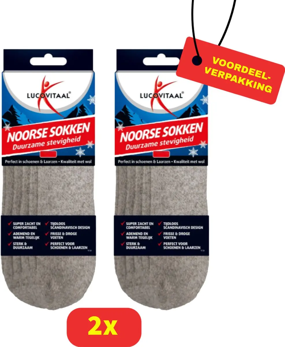 Lucovitaal Noorse Sokken 39-42