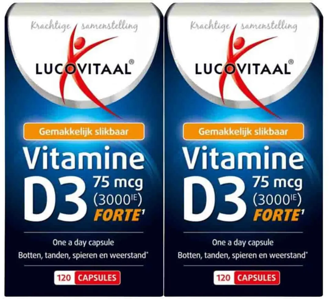 Lucovitaal Vitamine D3 Forte 75mcg - 240 Capsules