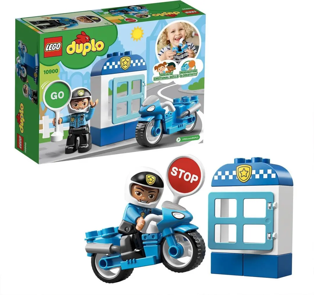 LEGO Police Bike - 8 Onderdelen - 1 Minifiguur - Groen - afbeelding 6 van 6