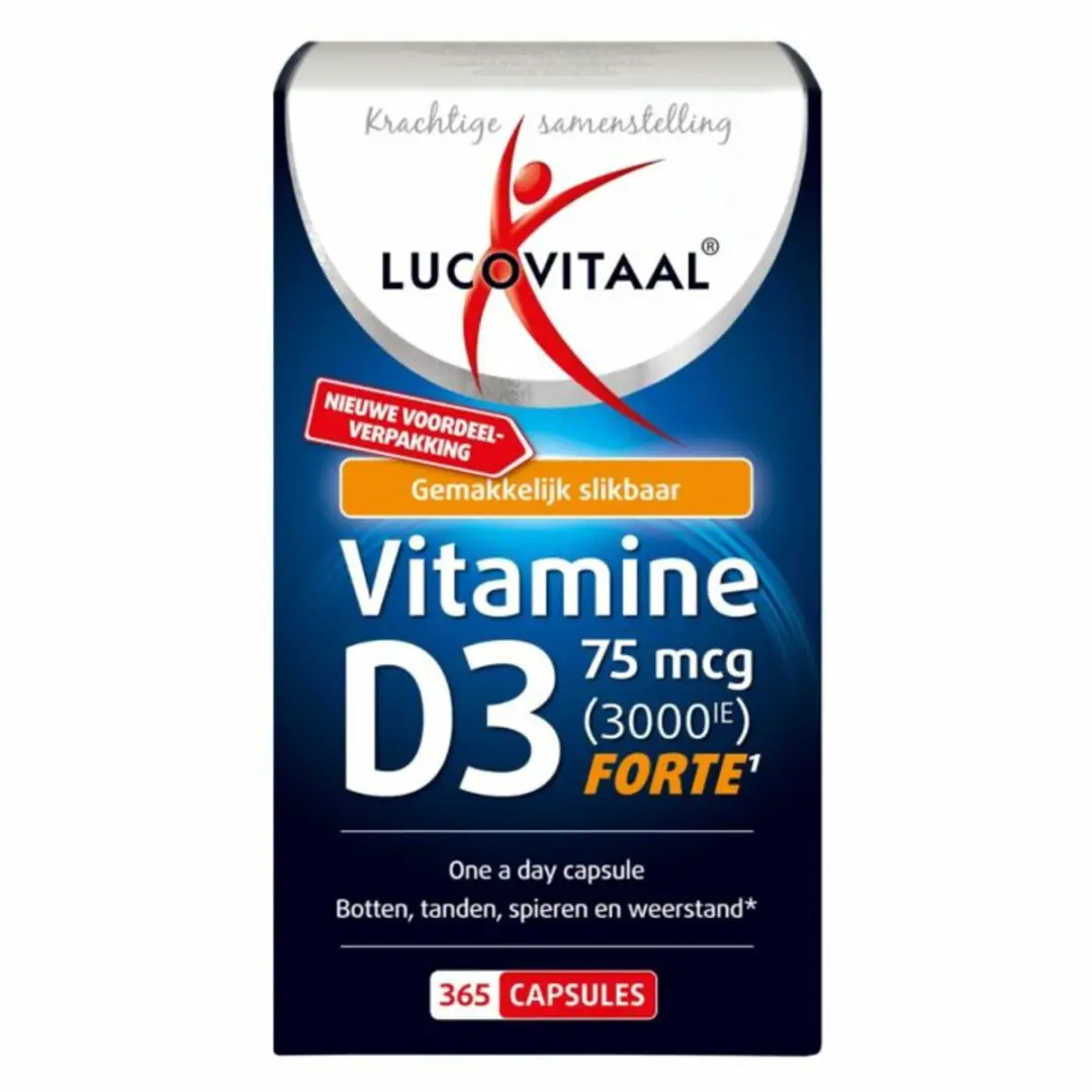 Lucovitaal Vitamine D3 Forte 75mcg - 1095 capsules (3x365)