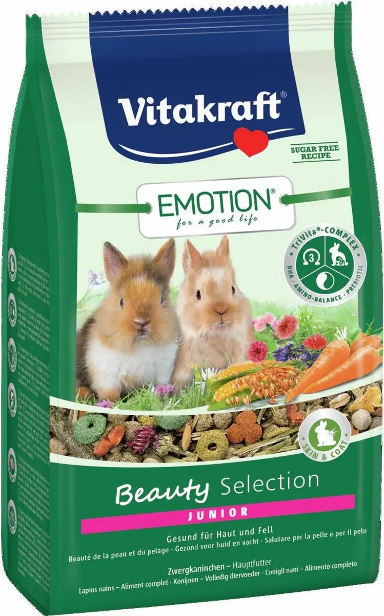 Vitakraft Emotion Beauty Selection Junior Konijn - 600g