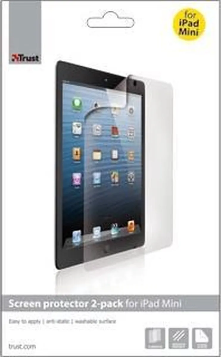 Trust iPad Mini Screenprotector - 2 Stuks - Transparant