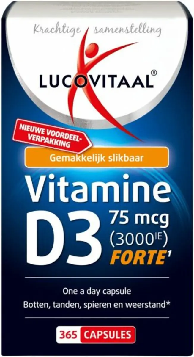 Lucovitaal Vitamine D3 Forte 365 Capsules