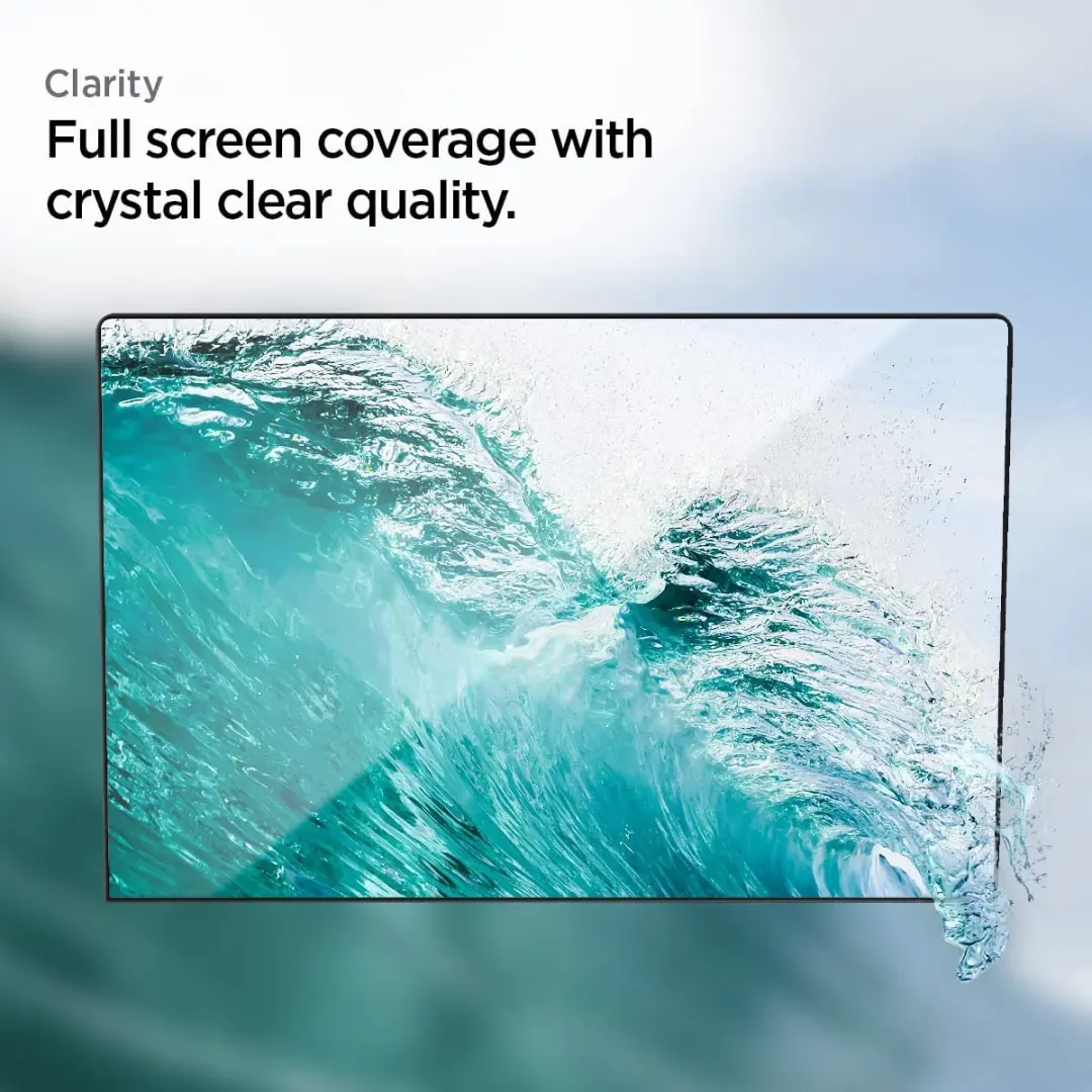 Spigen AGL04234 MacBook Pro 14 2021 Screenprotector - 9H Glas - Transparant - afbeelding 3 van 6