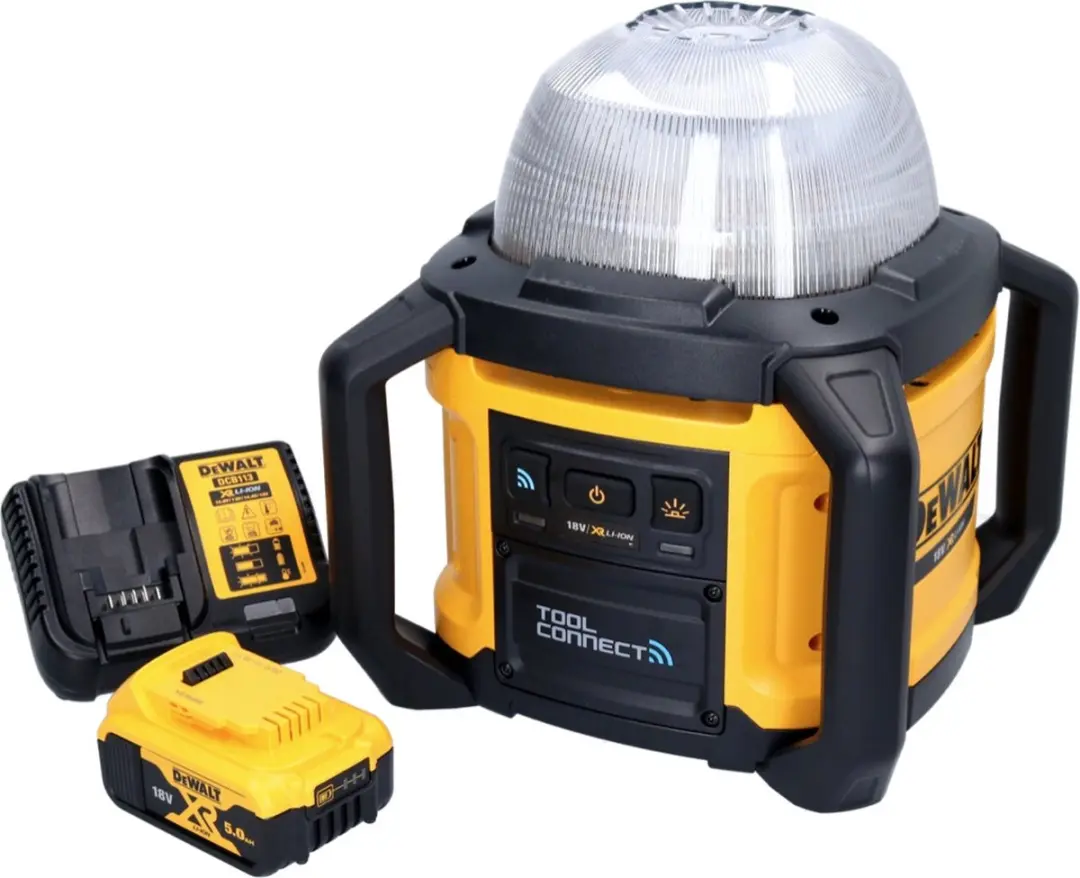 DeWalt DCL 074 Oplaadbare Bouwplaats Schijnwerper 18V 5000lm