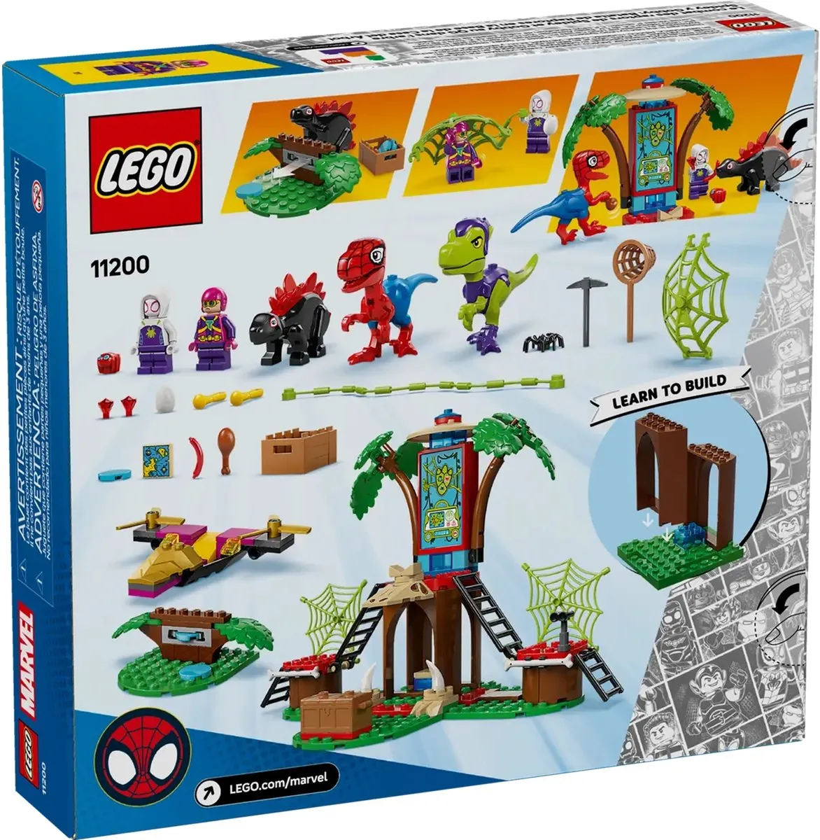 LEGO Marvel Spidey en Gobby Raptorstrijd Boomhut - 143 Stukken - afbeelding 6 van 6