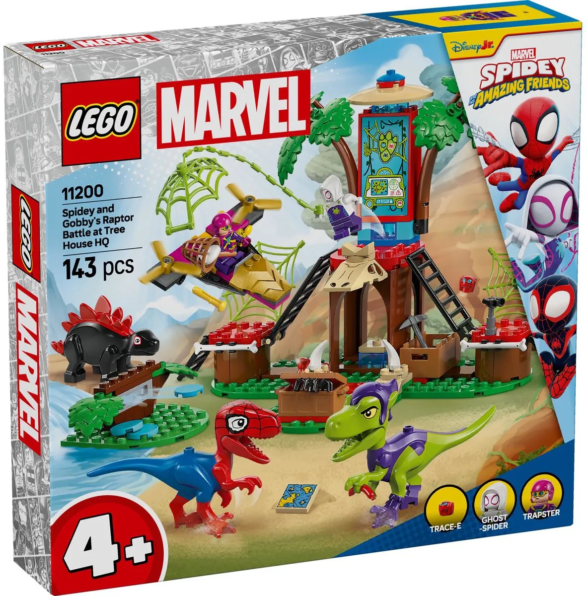 LEGO Marvel Spidey en Gobby Raptorstrijd Boomhut - 143 Stukken
