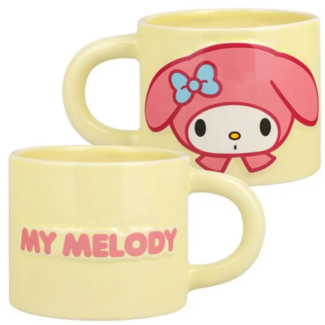 Hello Kitty My Melody Embossed Mug