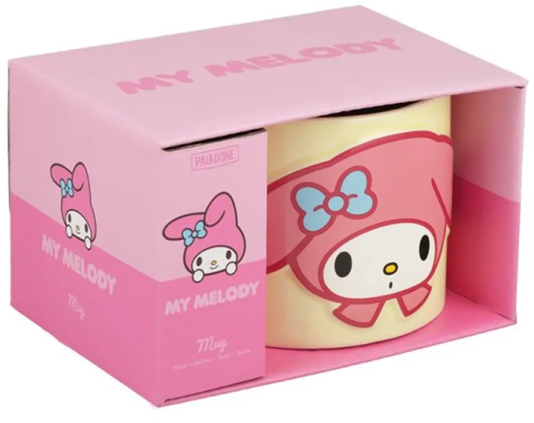 Hello Kitty My Melody Embossed Mug - Multi