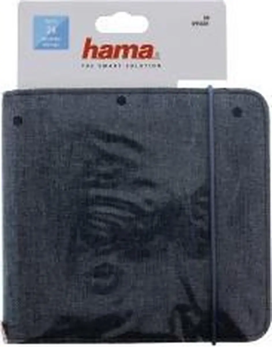 Hama CD/DVD/Blu-ray-tas Up to Fashion 24 - 40 vakken - Blauw