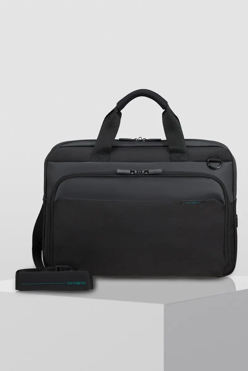 Samsonite Mysight Bailhandle Laptopschoudertas 15.6 inch - 5400520091611 - Zwart