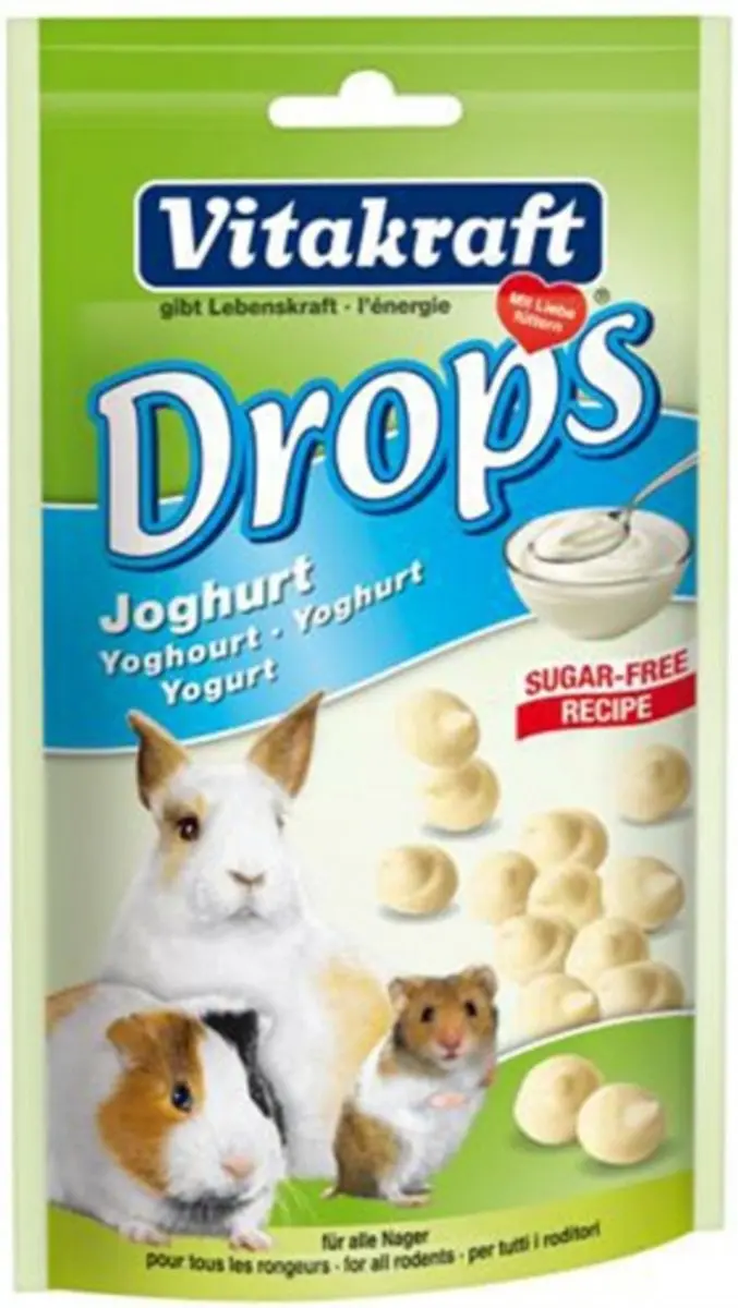 Vitakraft Dwergkonijn Drops Yoghurt - 75g