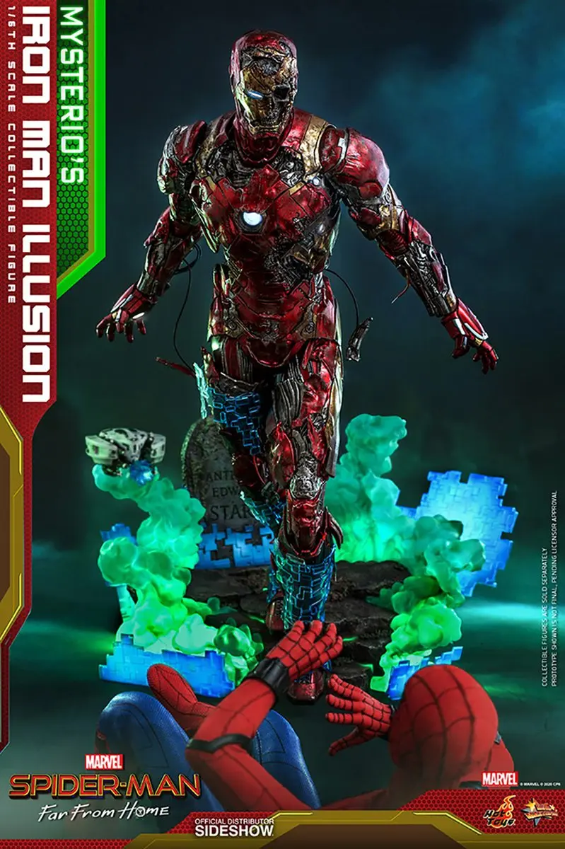Hot Toys Marvel Spider-Man Far From Home Mysterio Iron Man Illusion 1:6 Figuur - Multi