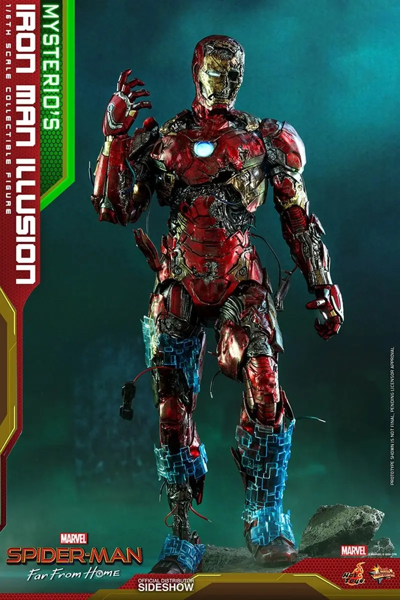 Hot Toys Marvel Spider-Man Far From Home Mysterio Iron Man Illusion 1:6 Figuur - Multi