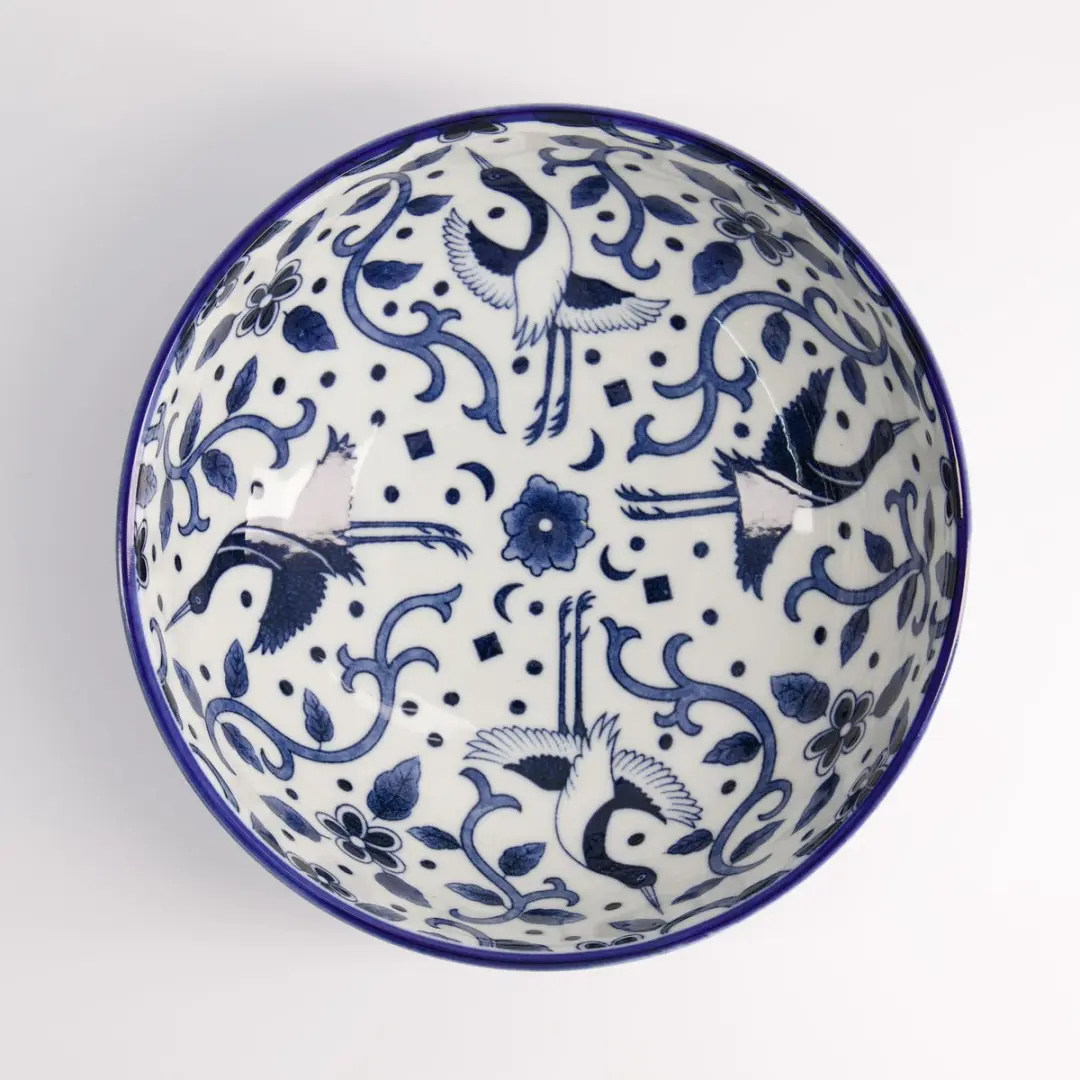 Tokyo Design Studio Tokyo Blue Maizuru Mixed Bowl - 1250ml - Blauw/Wit