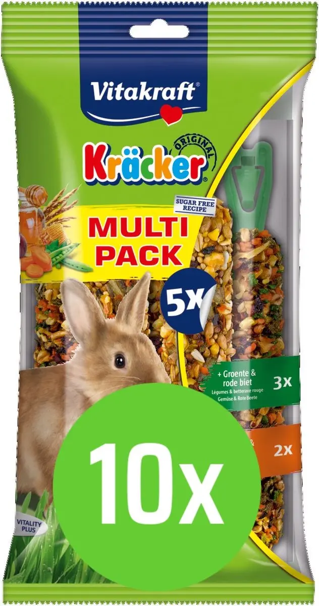 Vitakraft Honing/Groentekräcker Dwergkonijn