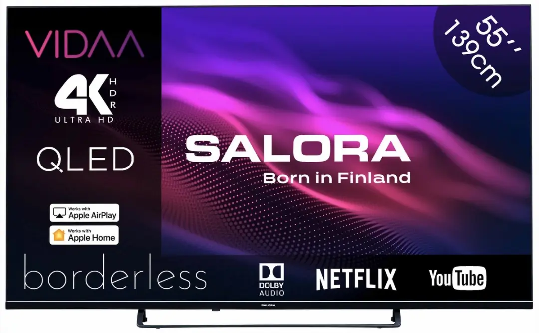 Salora QLED55UV1 55 inch QLED Smart TV
