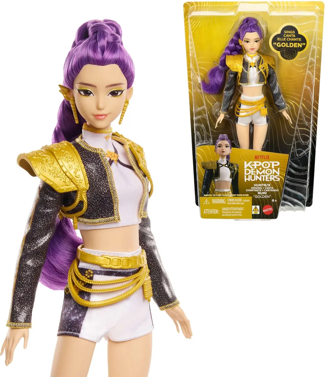Mattel KPop Demon Hunters HUNTR/X Rumi Zingende Pop