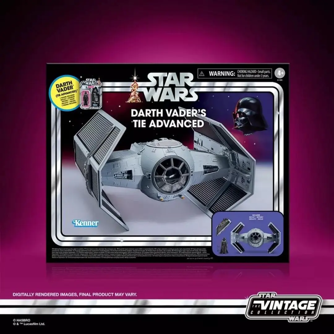 Hasbro Star Wars The Vintage Collection Darth Vader Tie Advanced Actiefiguur