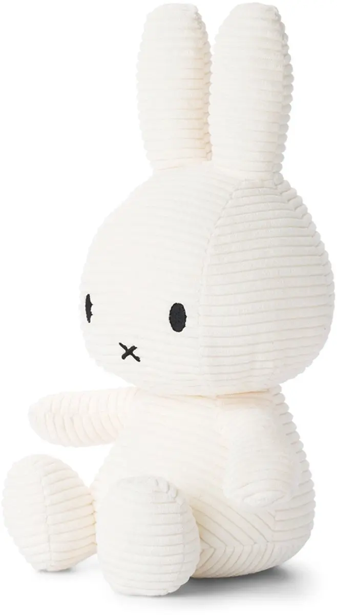 International Bon Ton Toys Nijntje Corduroy Knuffel 33cm - Offwhite