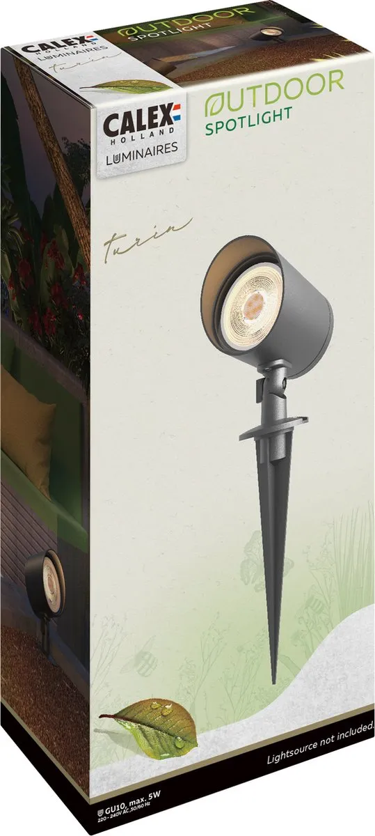 Calex Grondspot GU10 Zwart