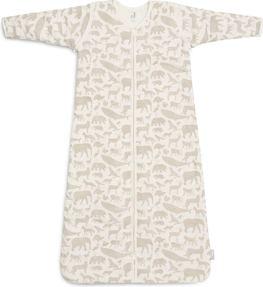 Jollein Baby Slaapzak Winter 110cm - Afritsbare mouwen - Nougat