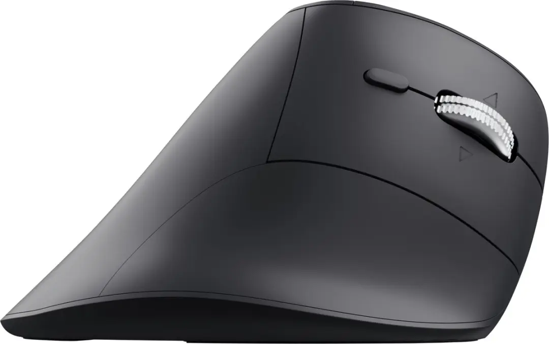 Trust Vyran 26107 Verticale Ergonomische Muis - Bluetooth & RF - 4800 DPI - Zwart