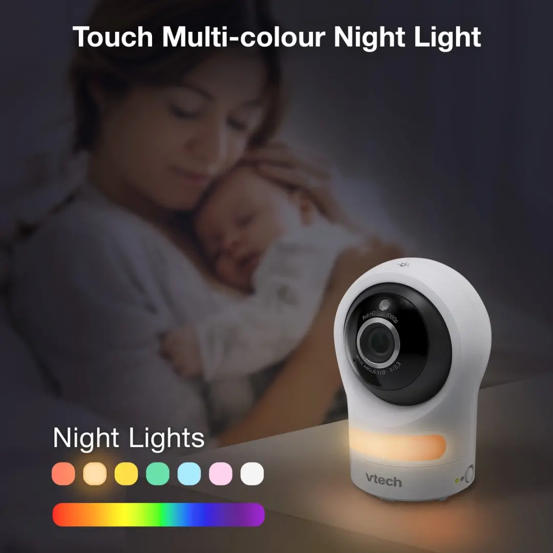 VTech RM9761HD Babycamera - Wi-Fi 1080p Pan & Tilt - Wit
