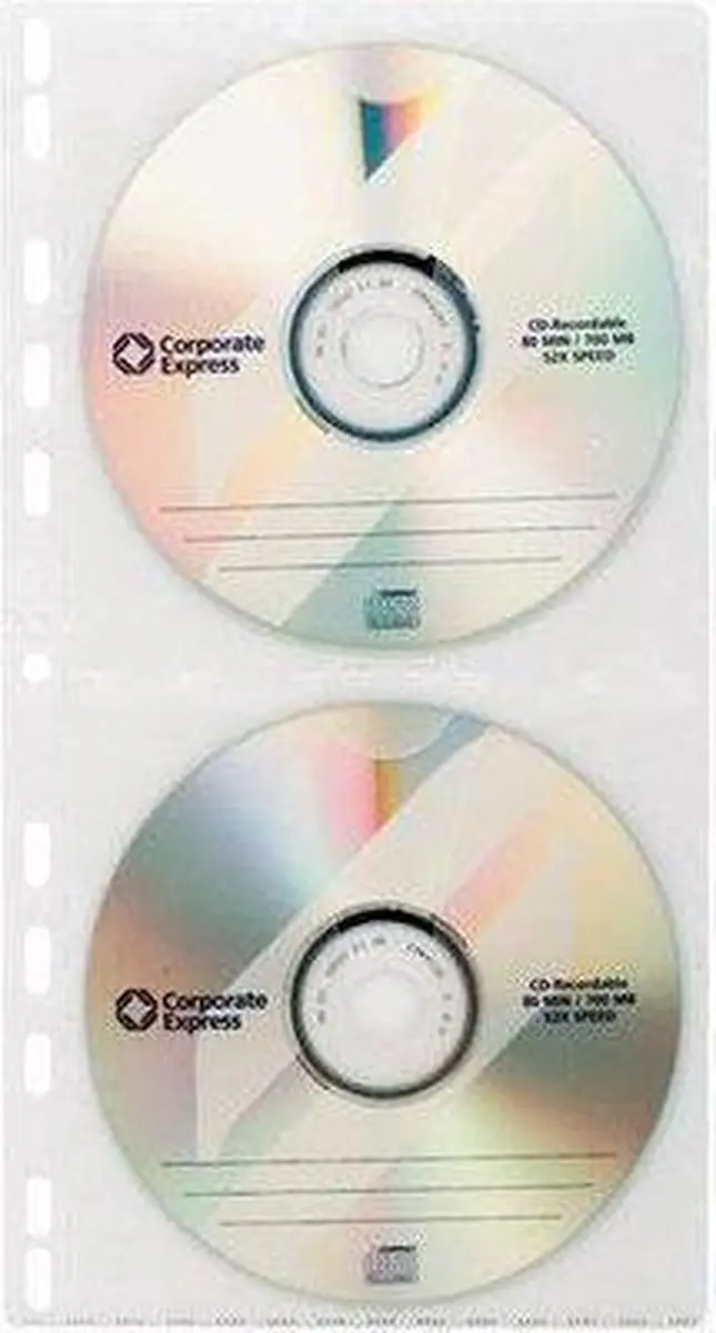 Durable CD/DVD Showtas A4 Smal 11 Rings