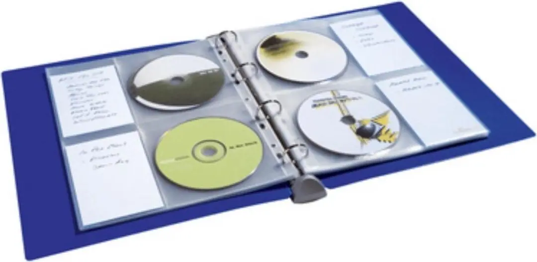 Durable CD/DVD Showtas A4 Smal 11 Rings - 5 Stuks - Transparant