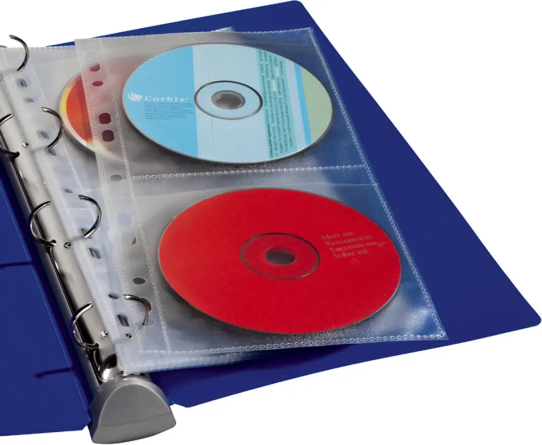 Durable CD/DVD Showtas A4 Smal 11 Rings - 5 Stuks - Transparant