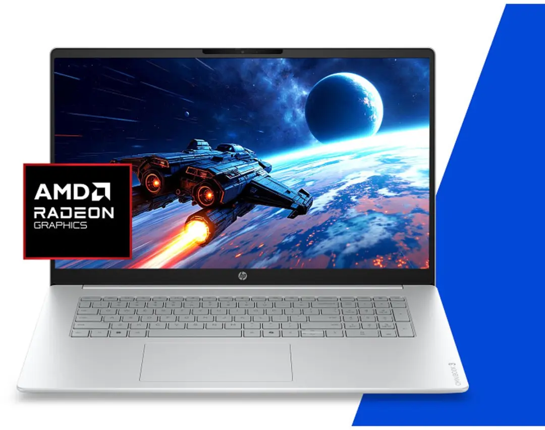 HP OmniBook 3 17-dp0730ndx Laptop - 17.3" - Ryzen 3 8GB/256GB SSD - Grijs/Zilver