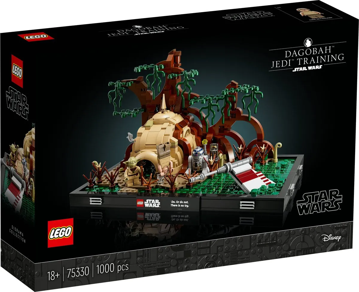 LEGO Star Wars Jedi Training Dagobah Diorama 75330 - 1000 Stukken