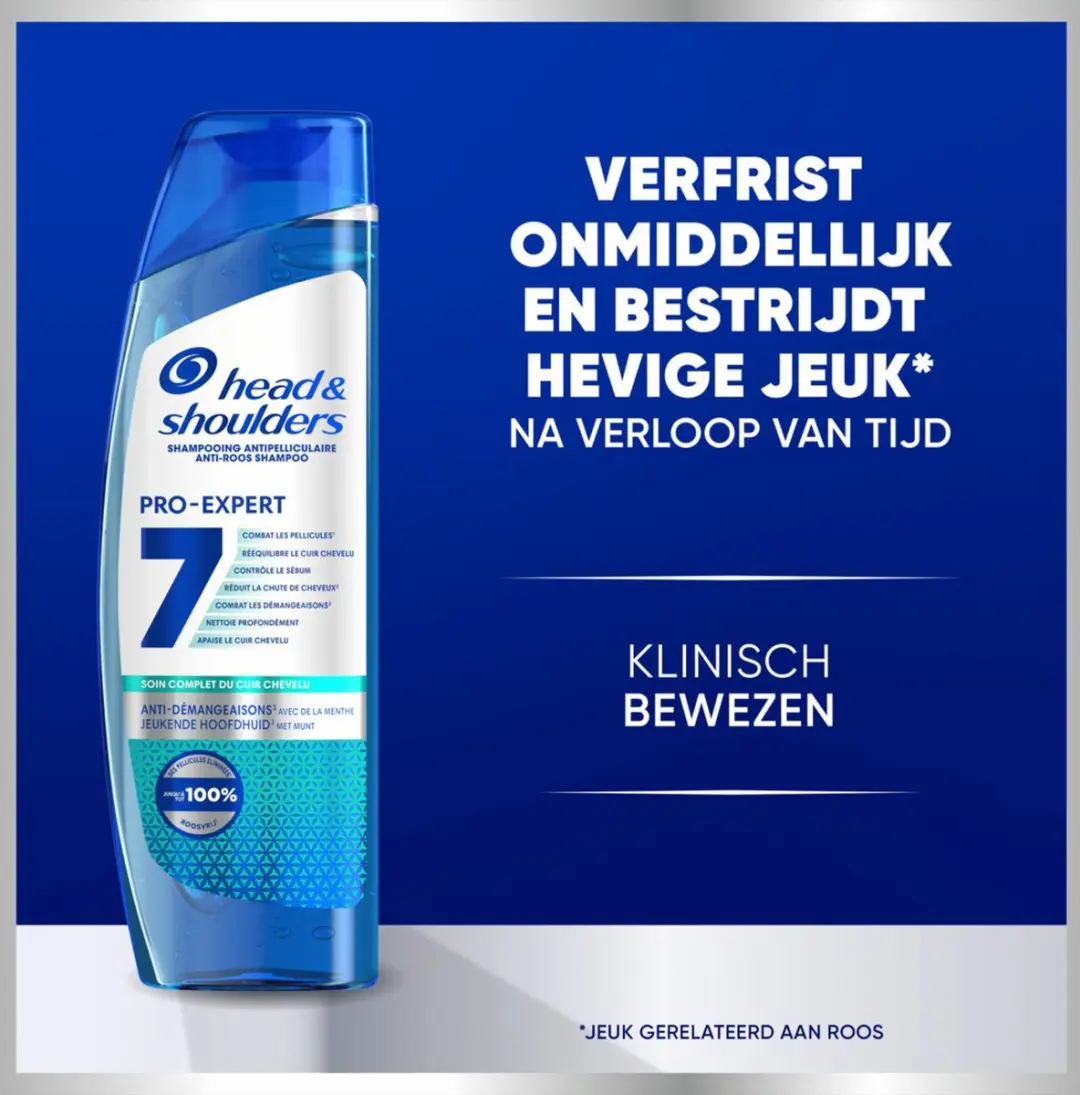 Head & Shoulders Pro-Expert Shampoo 7 Jeukende Hoofdhuid 250ml