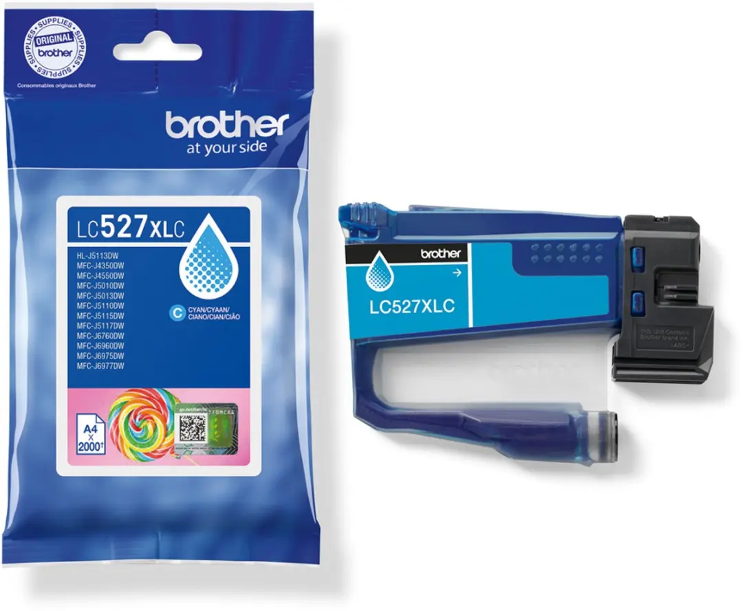 Brother LC527XLC Inktcartridge - Cyaan - XL