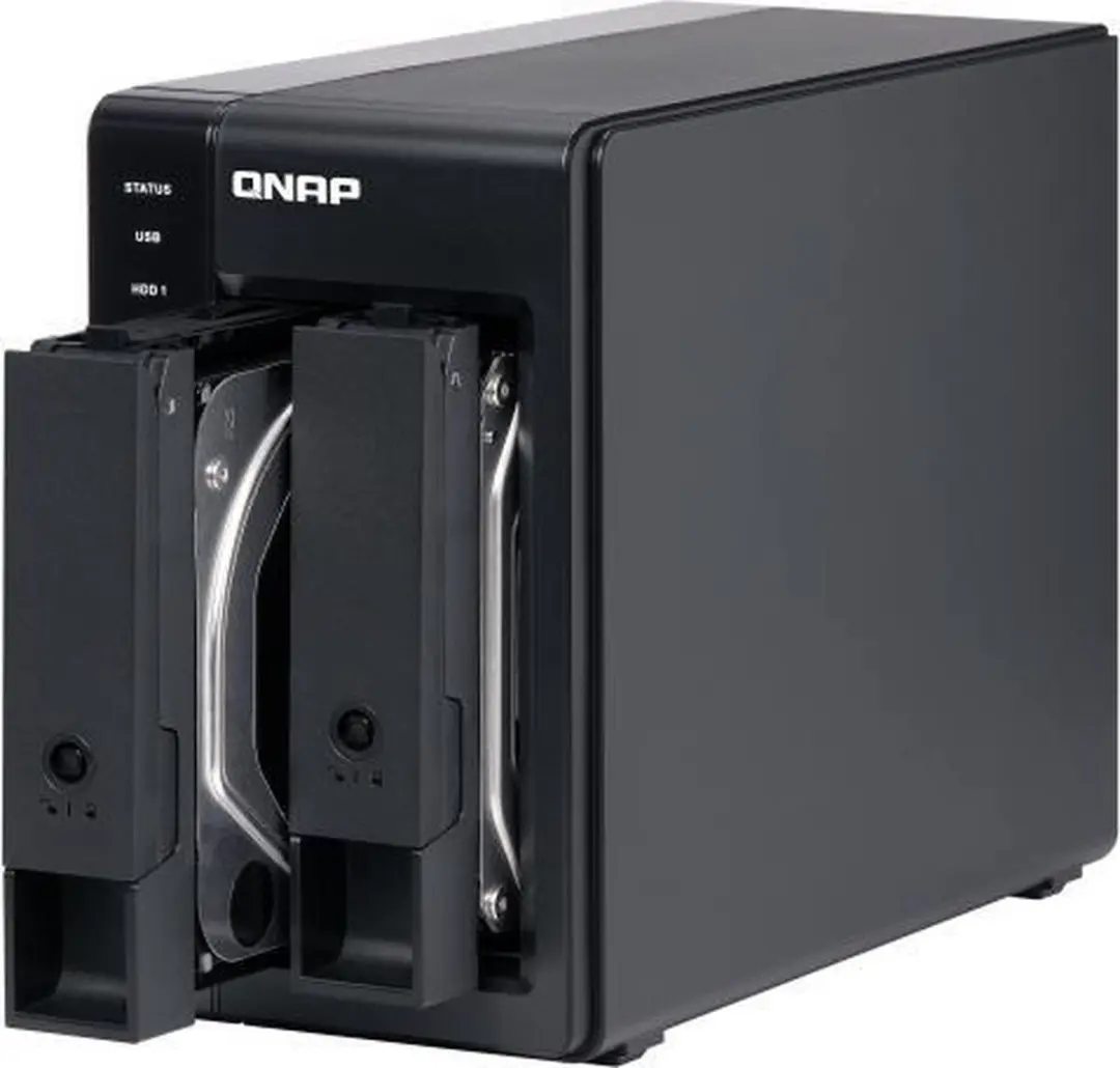QNAP TR-002 NAS Uitbreiding - 2 Sloten - Zwart