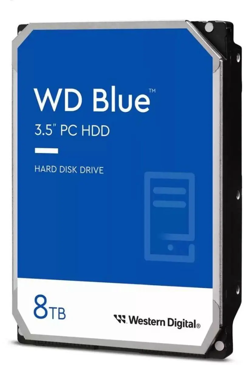 Western Digital Blue WD80EAAZ Harde Schijf 8TB 3.5"