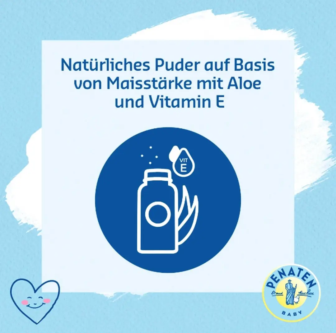 Penaten Baby Natuurlijk Poeder 100g - Aloë Vera & Vitaminen