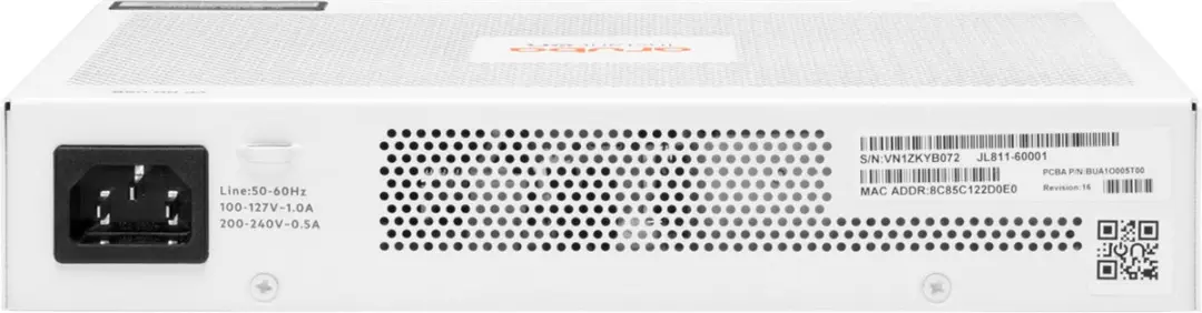 HP Aruba Instant On 1830 JL811A Switch 8G PoE - 65W - Wit