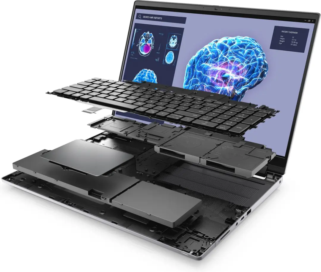 Dell Precision 7680 Laptop - i7-13850HX 32GB 1TB RTX 2000 Ada - afbeelding 6 van 6