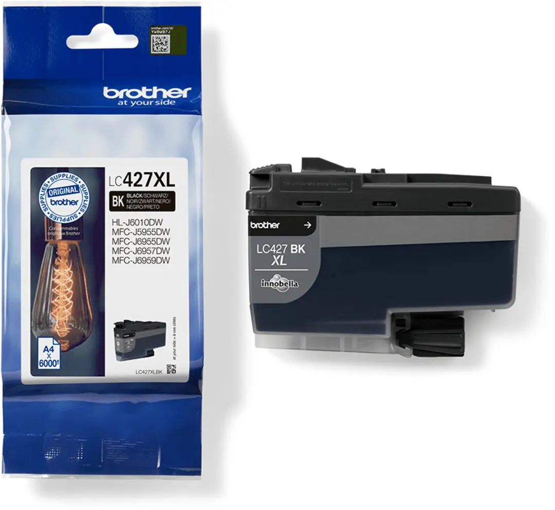 Brother LC-427XLBK Inktcartridge - Zwart