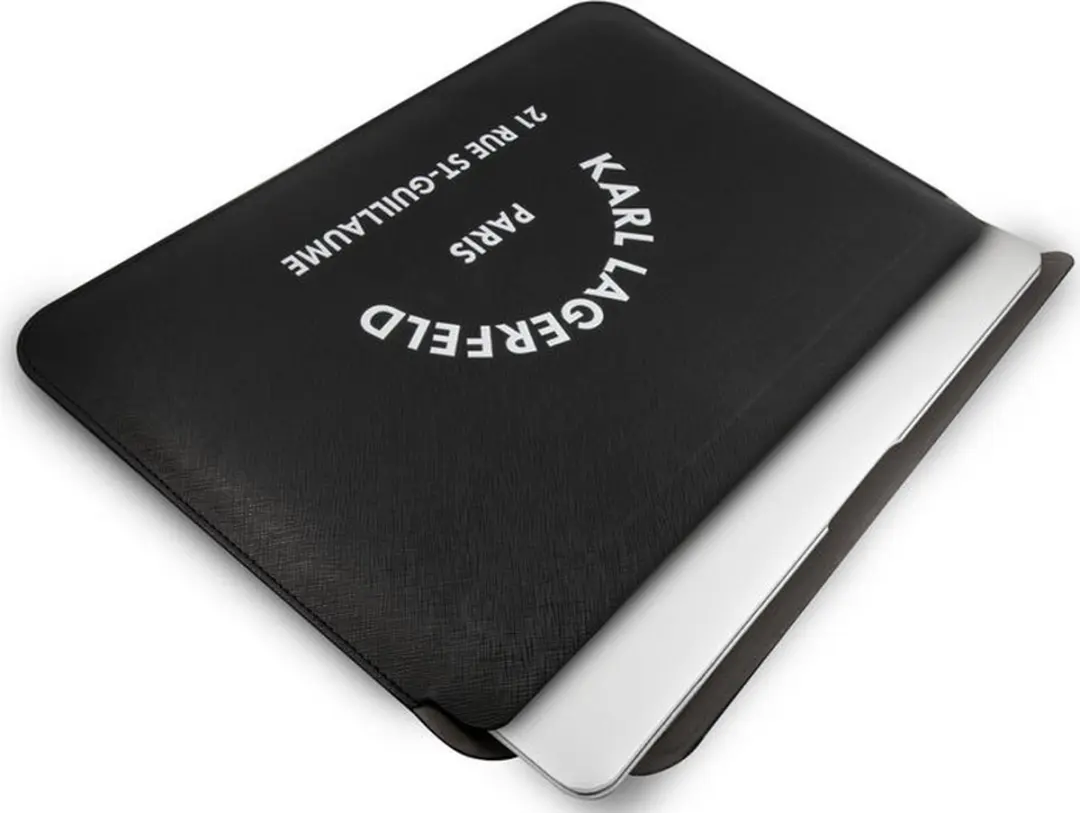 Karl Lagerfeld Rue de St. Guillaume Laptoptas 13.3" - Zwart