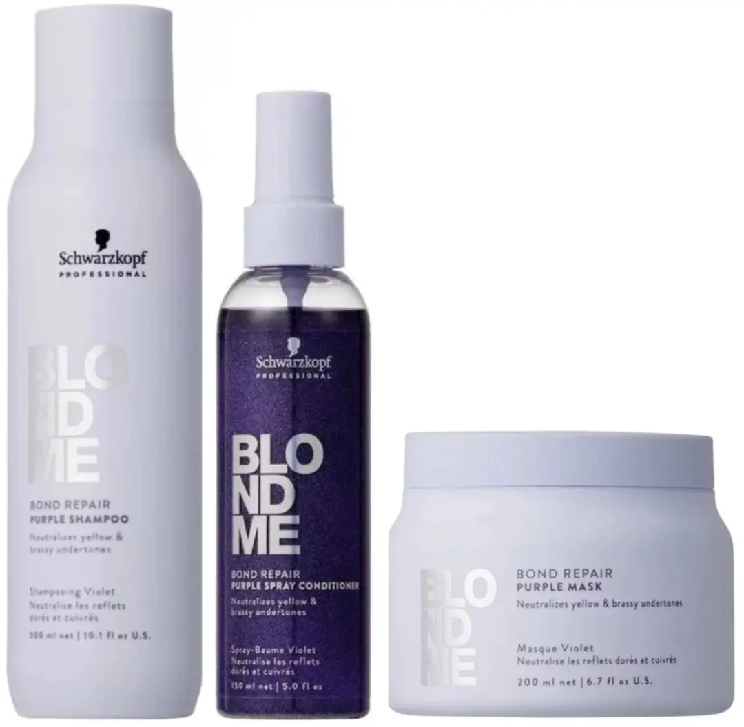 Schwarzkopf BLONDME Purple Toning Set 650ml